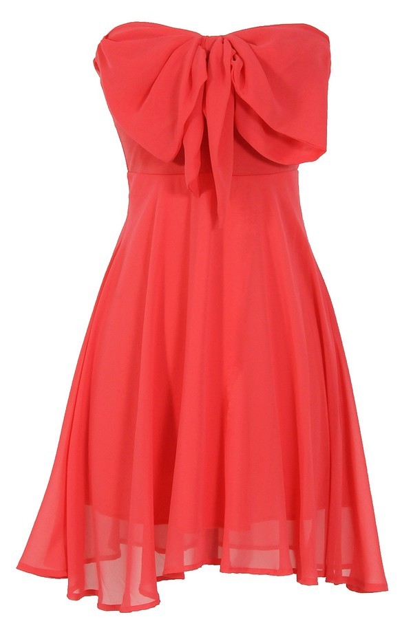 Boho Long Chiffon Gown with Ruffles Coral Plus Size